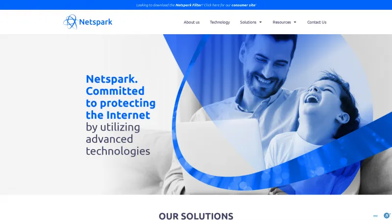 Homepage of Netspark