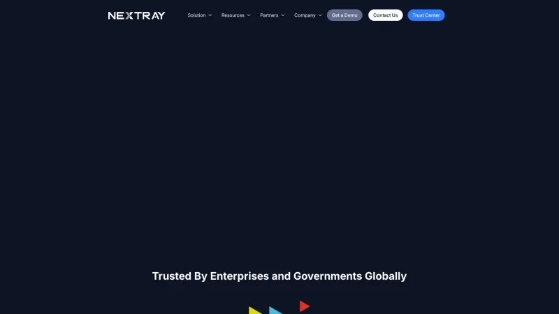 Homepage of NextRay NDR