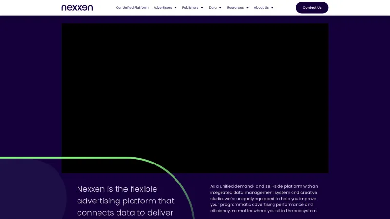 Homepage of Nexxen