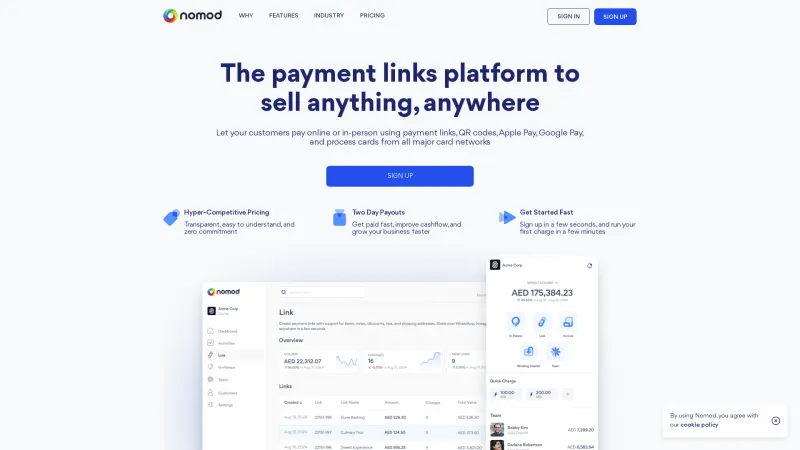 Homepage of Nomod