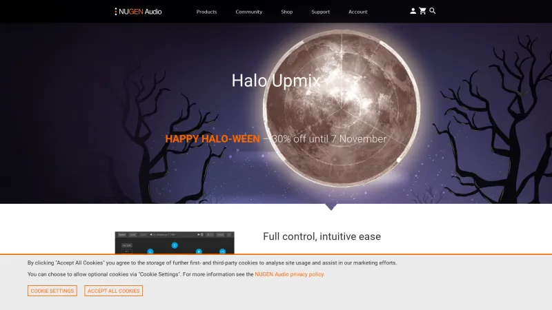 Homepage of Halo Upmix