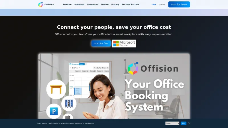 Homepage of Offision