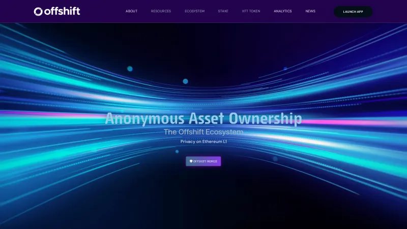 Homepage of Offshift