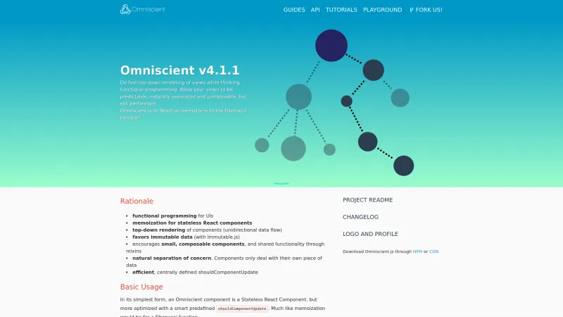 Homepage of Omniscient