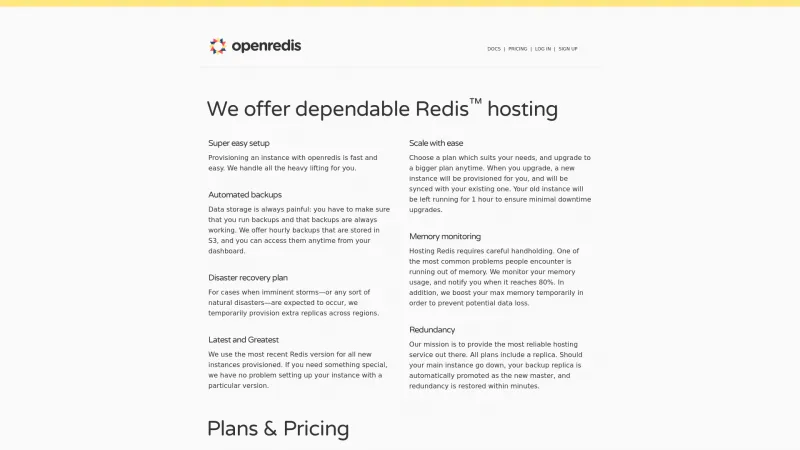 Homepage of Openredis