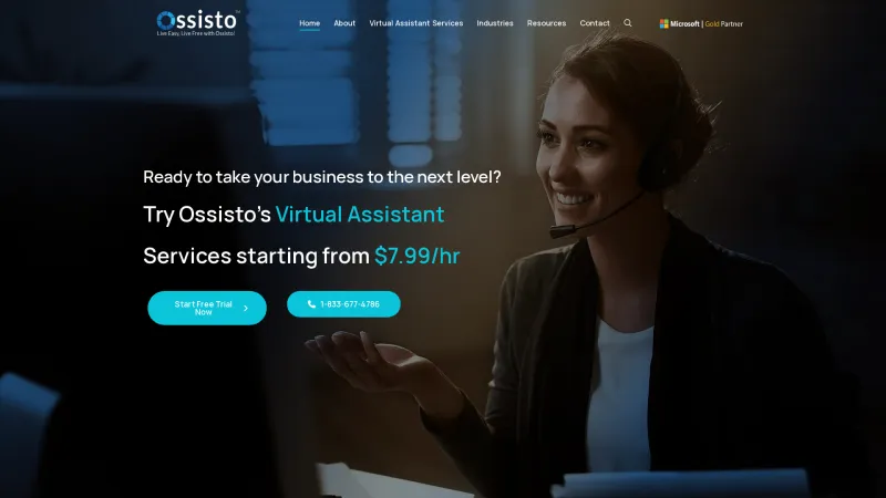 Homepage of Ossisto