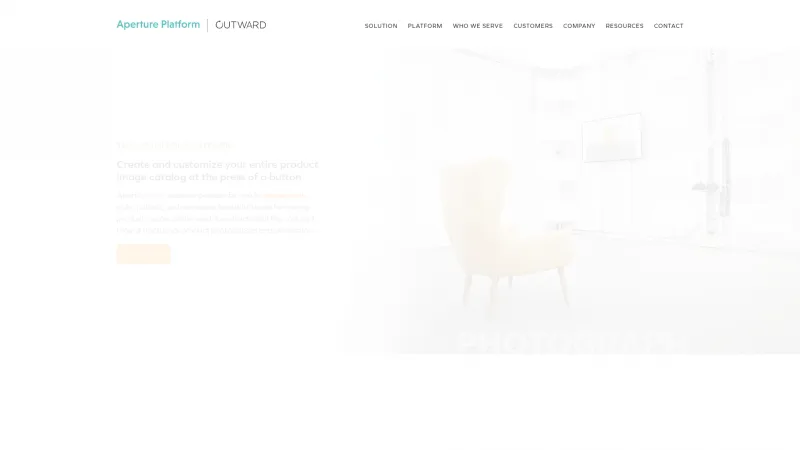 Homepage of Outward Aperture Platform