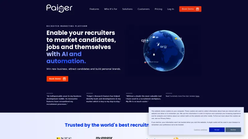 Homepage of Paiger