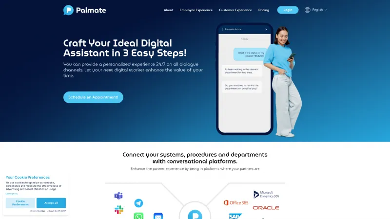 Homepage of Palmate