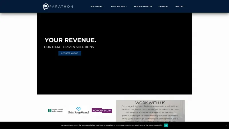 Homepage of Parathon