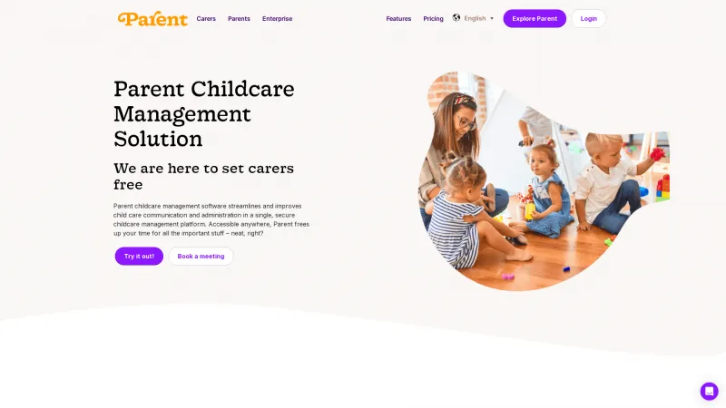 Homepage of Parent