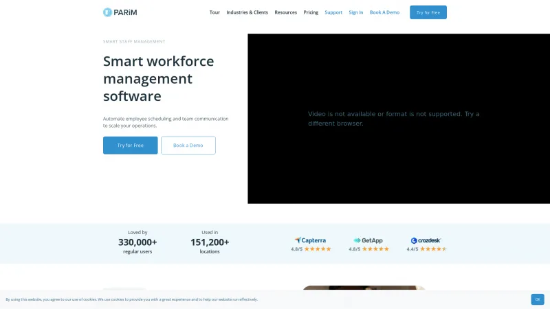 Homepage of PARiM Software