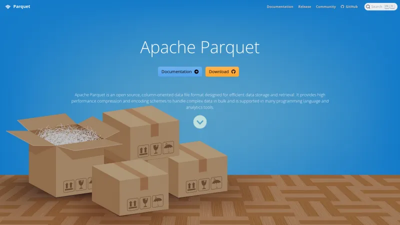 Homepage of Apache Parquet