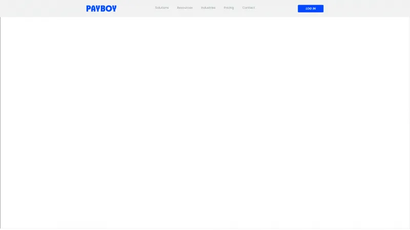 Homepage of Payboy