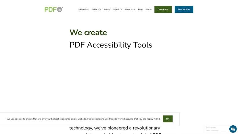 Homepage of PDFix SDK