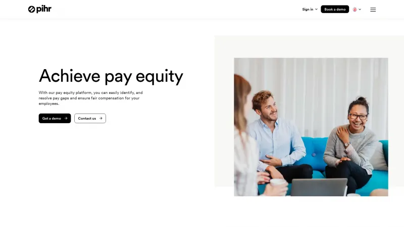 Homepage of Pihr Pay Equity