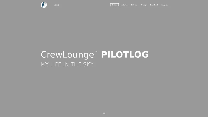 Homepage of CrewLounge PILOTLOG