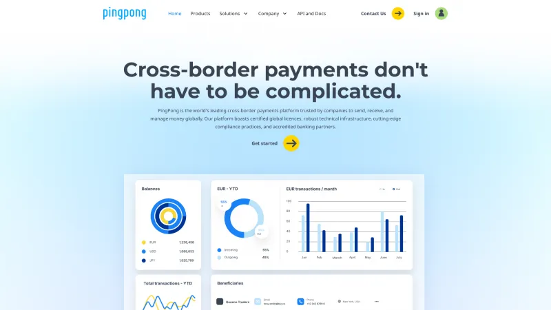 Homepage of PayAgo