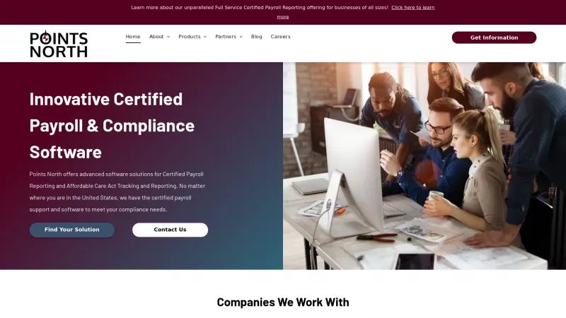 Homepage of Certified Payroll Reporting