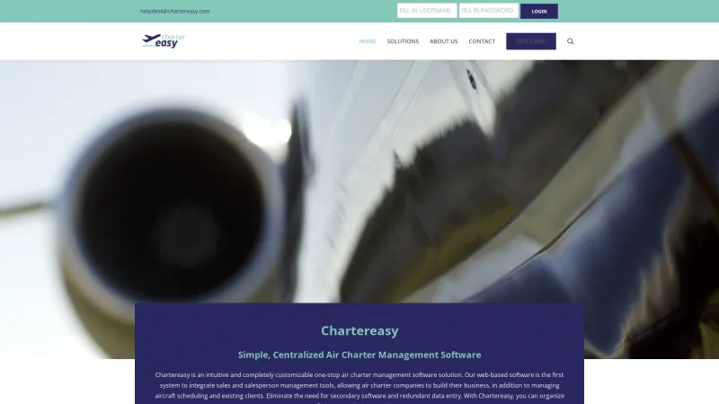 Homepage of Chartereasy