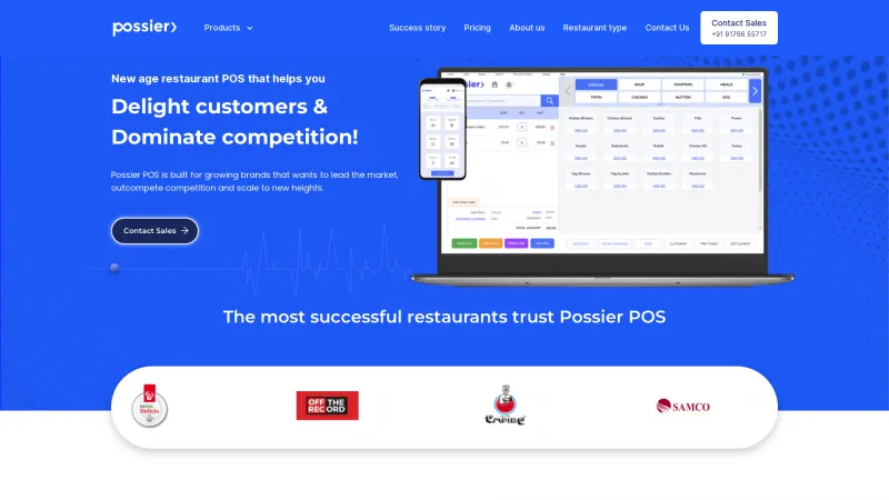 Homepage of Possier