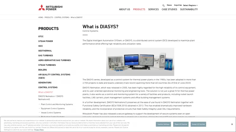 Homepage of DIASYS