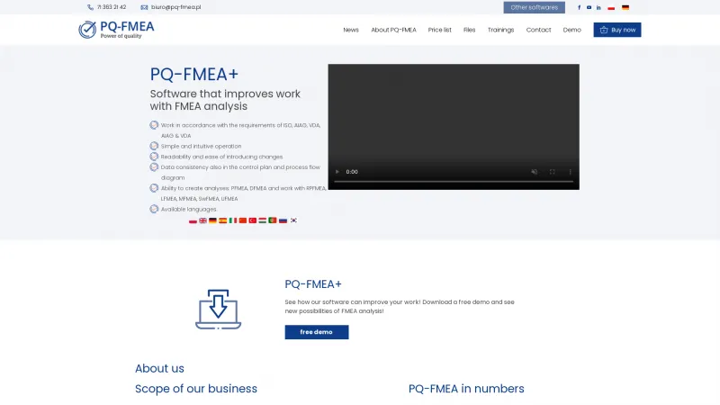 Homepage of PQ-FMEA+