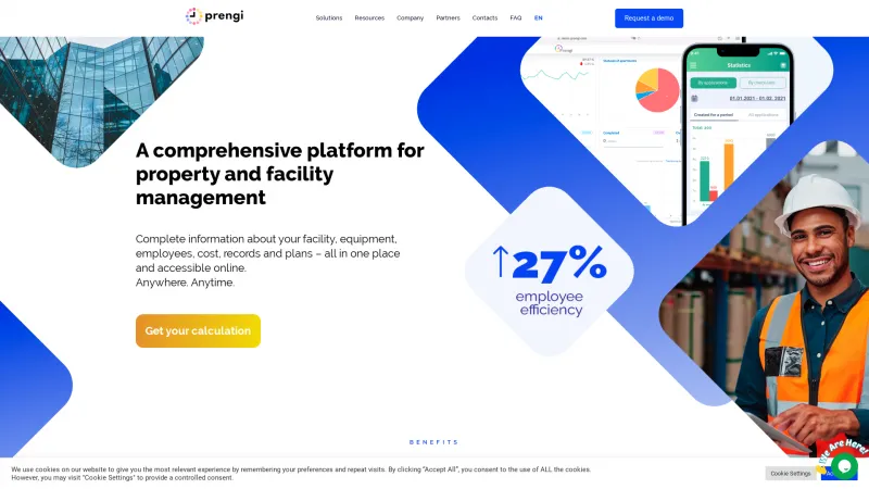 Homepage of Prengi