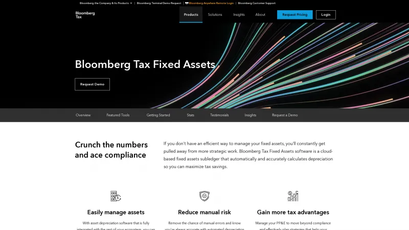 Homepage of Bloomberg Tax & Accounting Leased Assets