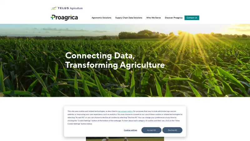 Homepage of Farmplan