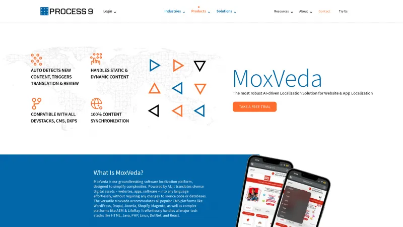 Homepage of MOX Gateway