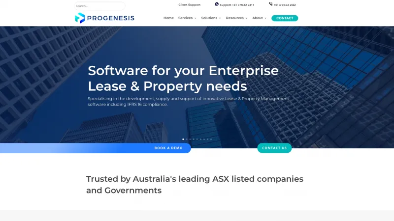 Homepage of Progen