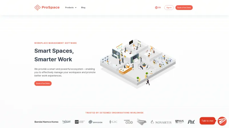 Homepage of ProSpace