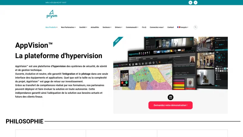 Homepage of AppVision™