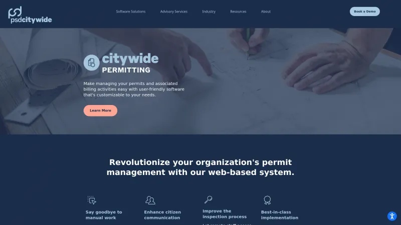 Homepage of PSD Citywide Permits