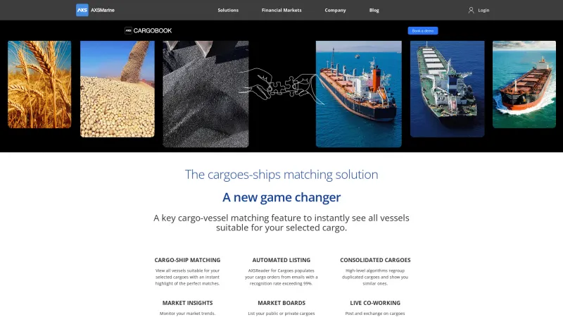 Homepage of Cargobook