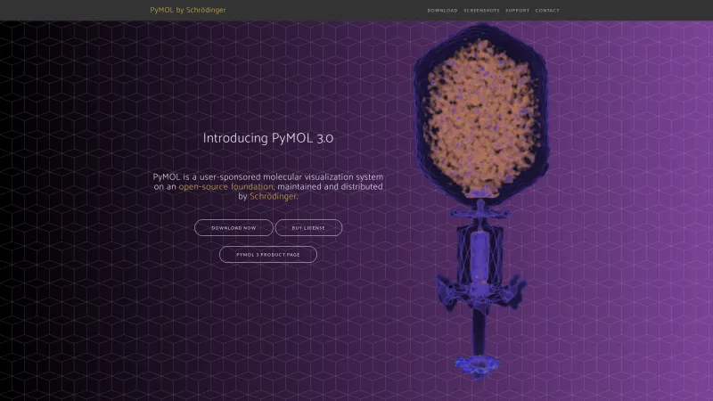 Homepage of PyMOL