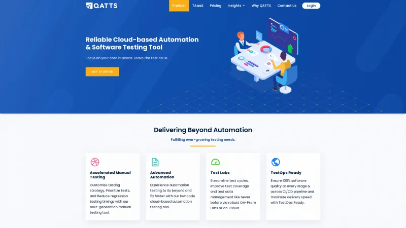 Homepage of QATTS