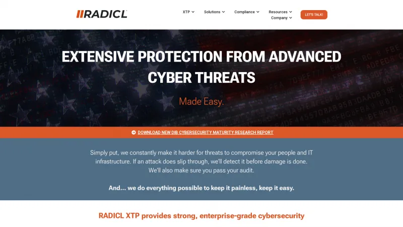 Homepage of RADICL