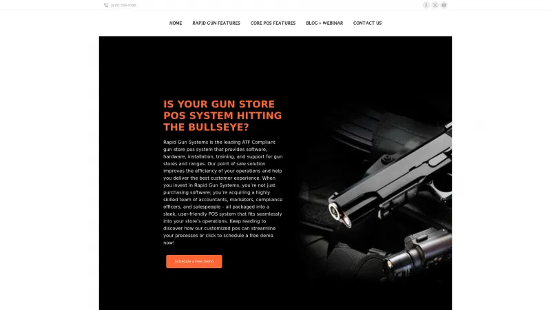 Homepage of Rapid Gun Systems