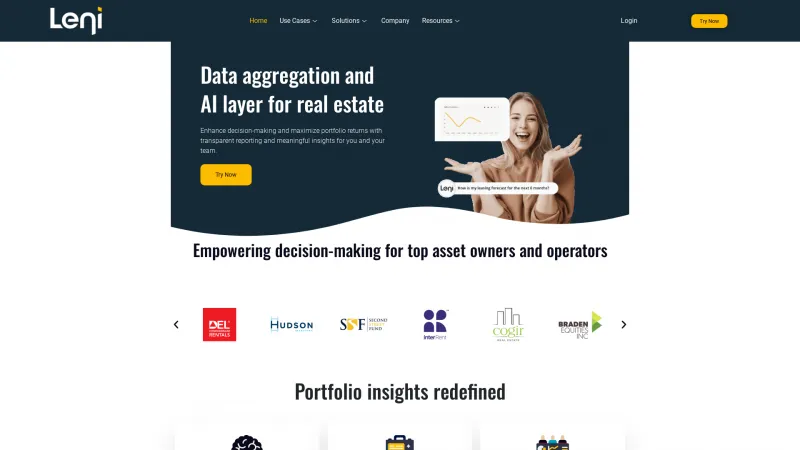 Homepage of RealSage