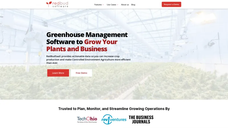 Homepage of RedBud Software