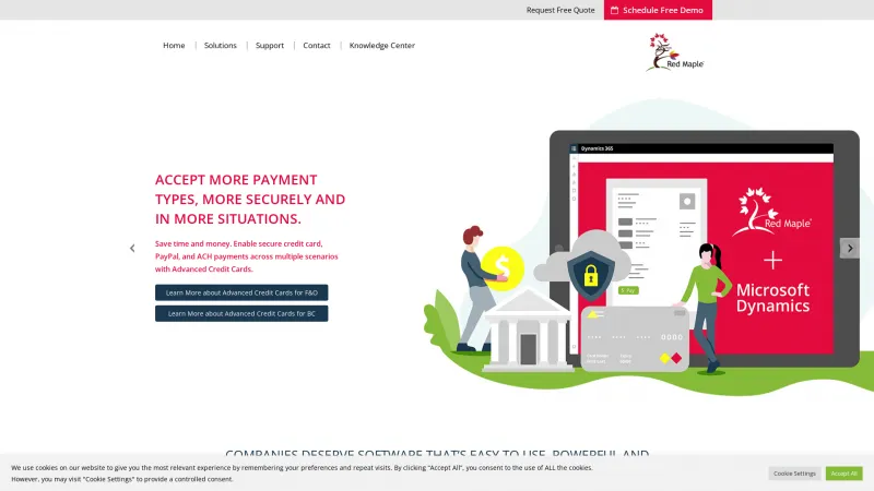 Homepage of Red Maple