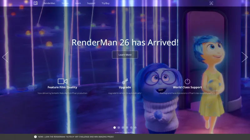 Homepage of RenderMan