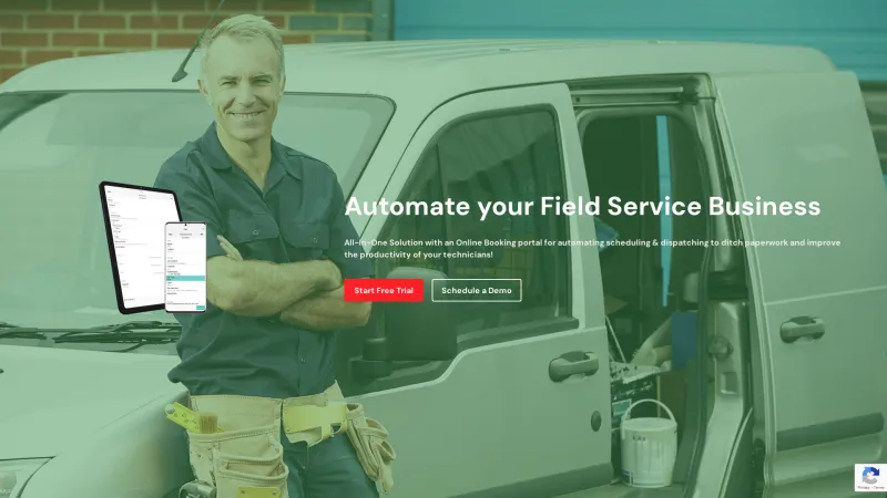 Homepage of Repair-CRM