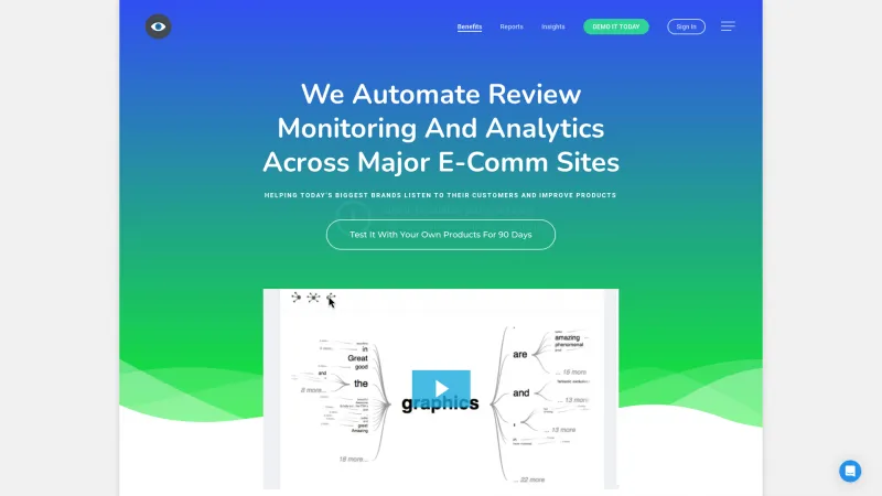 Homepage of ReviewMonitoring.com