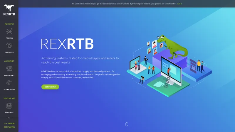 Homepage of REXRTB