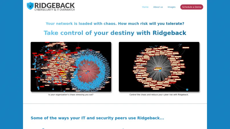 Homepage of Ridgeback