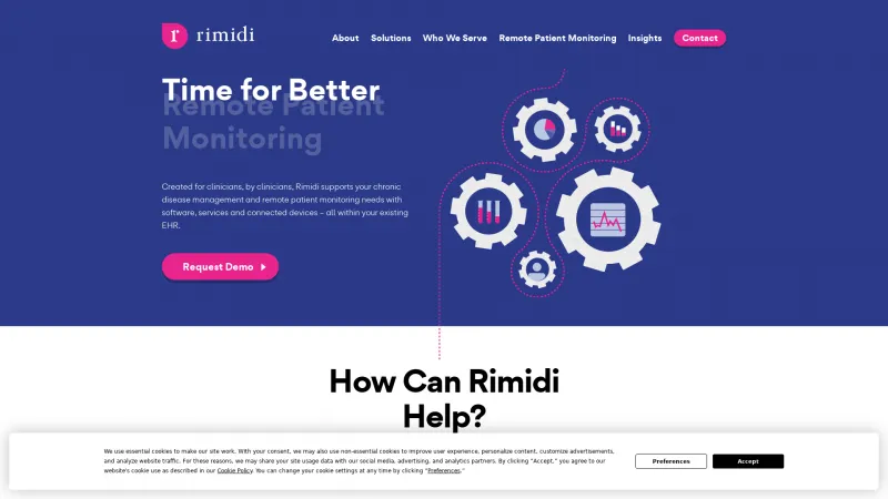 Homepage of Rimidi