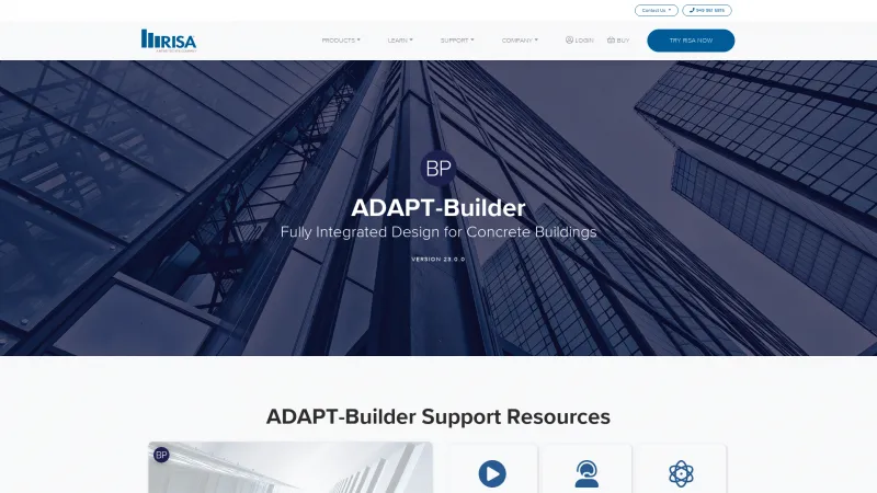 Homepage of ADAPT-Builder